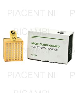 MICROFILTRO IGIENICO HEPA FOLLETTO VK135-VK136