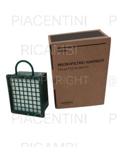 MICROFILTRO IGIENICO HEPA  FOLLETTO VK 131-VK 130