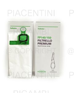 SACCHETTI FOLLETTO VK 140-VK 150 FILTRELLO PREMIUM (6PZ)